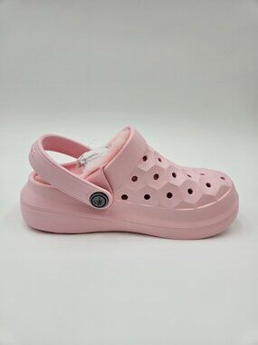 STEAL!!🔥NWT JOYBEES Kids Varsity Clogs – Pink / Pink Lined – Size C10